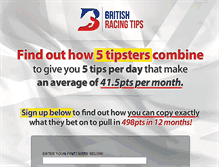 Tablet Screenshot of britishracingtips.com